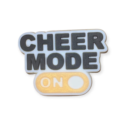 'Cheer Mode On' Croc Charm